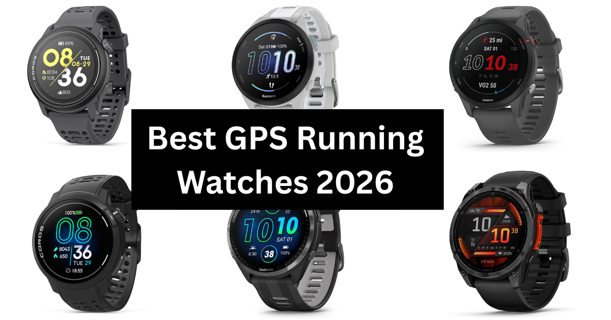 Collection of the best GPS running watches for 2026