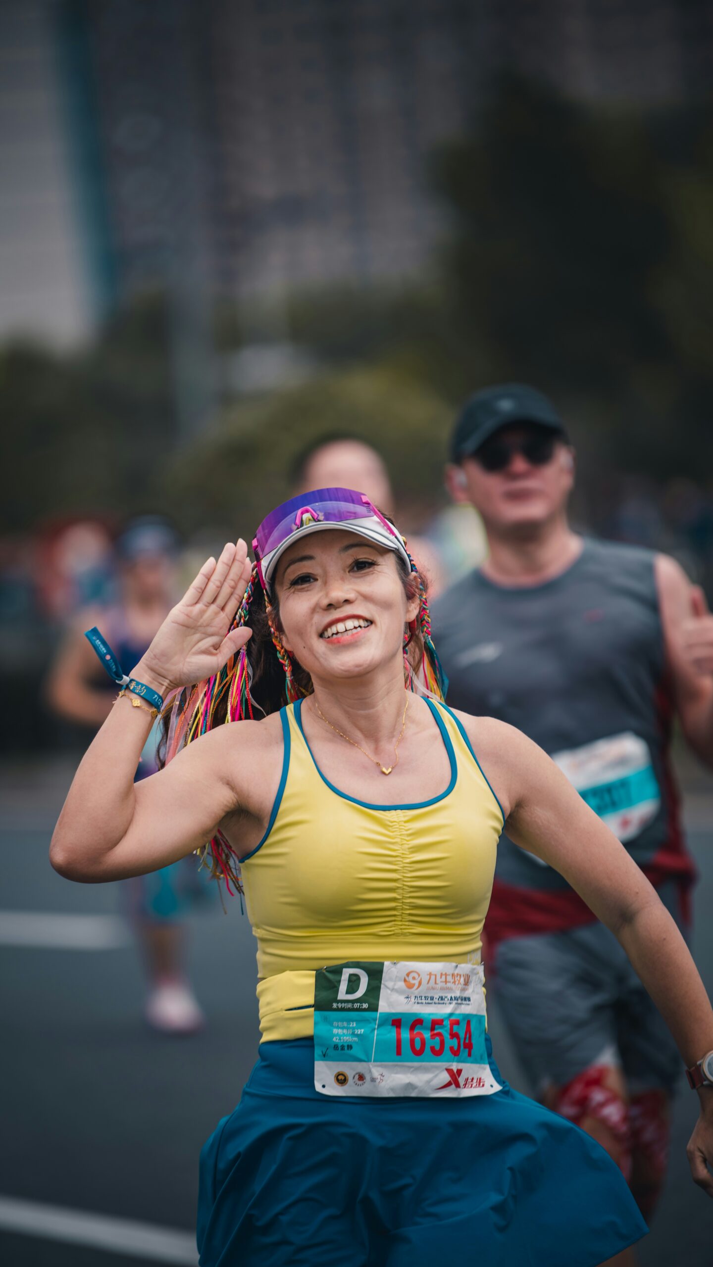 Happy beginner runner feeling accomplished after completing a run